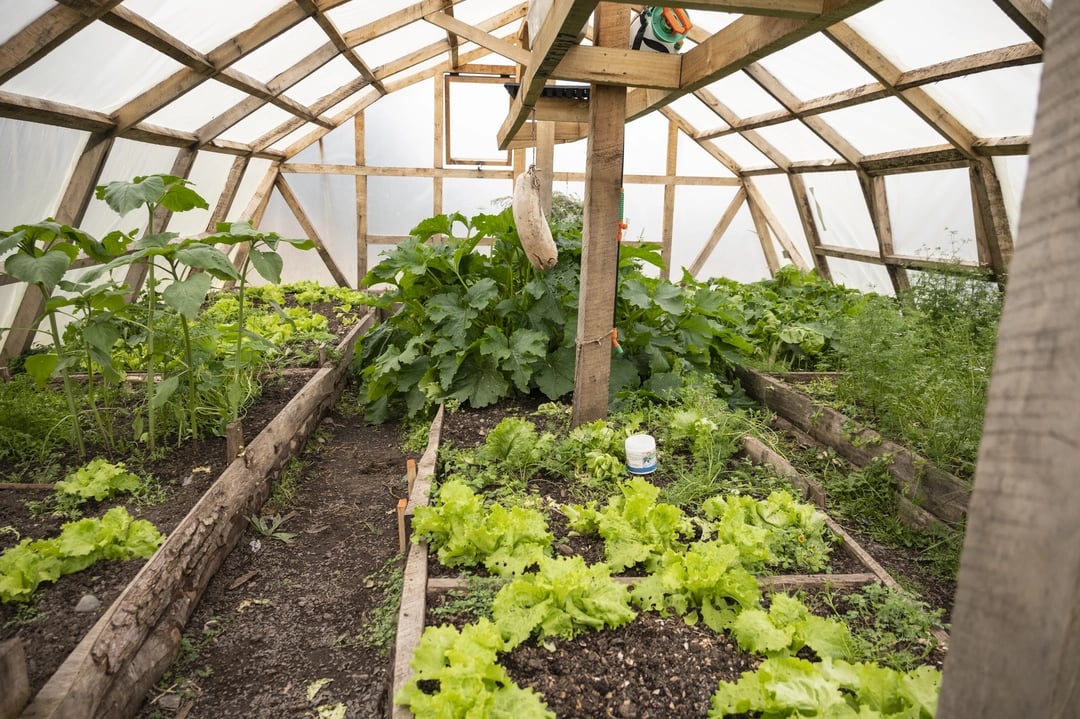 Greenhouse at EcoCamp Patagonia