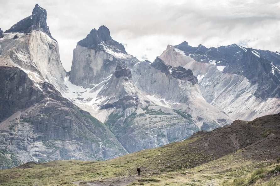 Hiking Towards Los Cuernos