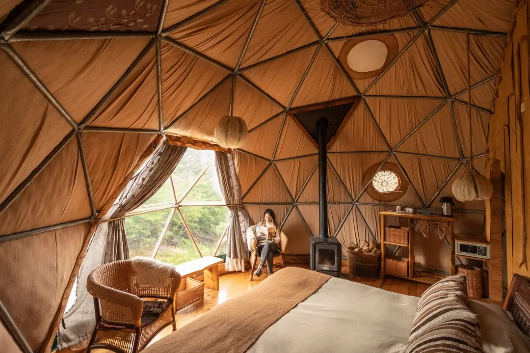 Suite dome at EcoCamp Patagonia