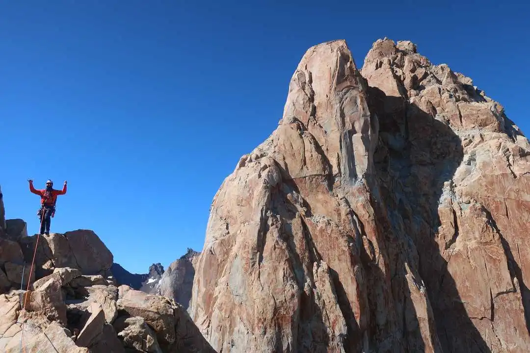 Climbing torres del paine