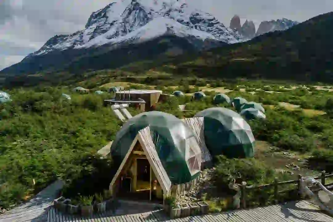 Domos Geodesicos en EcoCamp Patagonia